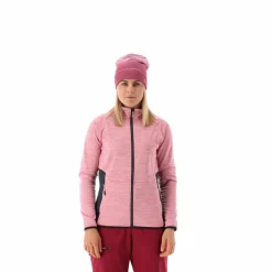 Fleece Grid Tech mit Reißverschluss für Damen meliert