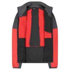 Fleece Grid Tech mit Reißverschluss für Herren meliert