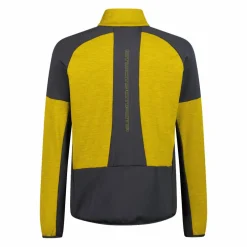 Fleece Grid Tech mit Reißverschluss für Herren meliert