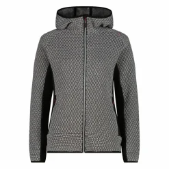 Fleece Knit Tech für Damen mit Kapuze