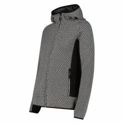 Fleece Knit Tech für Damen mit Kapuze