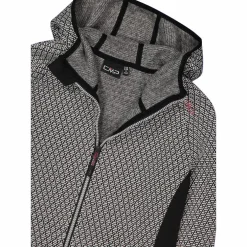 Fleece Knit Tech für Damen mit Kapuze