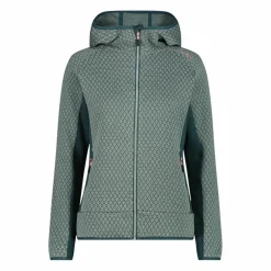 Fleece Knit Tech für Damen mit Kapuze