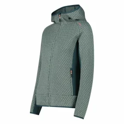 Fleece Knit Tech für Damen mit Kapuze