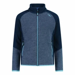 Fleece Knit Tech meliert für Mädchen mit Wabenmuster