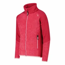 Fleece Knit Tech meliert für Mädchen mit Wabenmuster