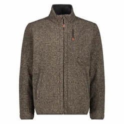 Fleecegefütterte Herrenjacke aus recyceltem Polyester-Melange