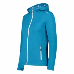 Fleecejacke aus Stretch-Performance mit Kapuze