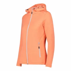 Fleecejacke aus Stretch-Performance mit Kapuze