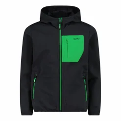 Fleecejacke Stretch Performance für Jungen mit Kapuze