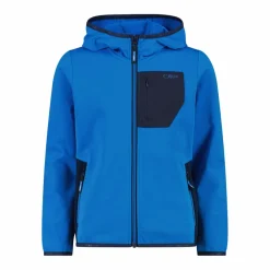 Fleecejacke Stretch Performance für Jungen mit Kapuze