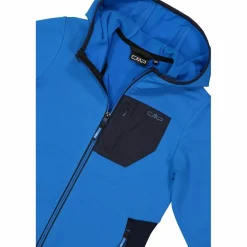 Fleecejacke Stretch Performance für Jungen mit Kapuze
