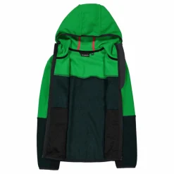 Fleeceshirt mit Reißverschluss für Jungen aus Knit Tech mit Kapuze