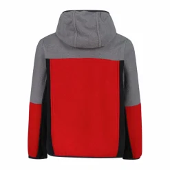 Fleeceshirt mit Reißverschluss für Jungen aus Knit Tech mit Kapuze