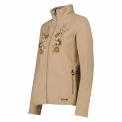 Fleece-Sweatshirt für Damen aus Arctic Fleece Melange mit Blumendruck