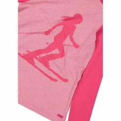 Gedruckter Stehkragenpullover aus Softech für Damen