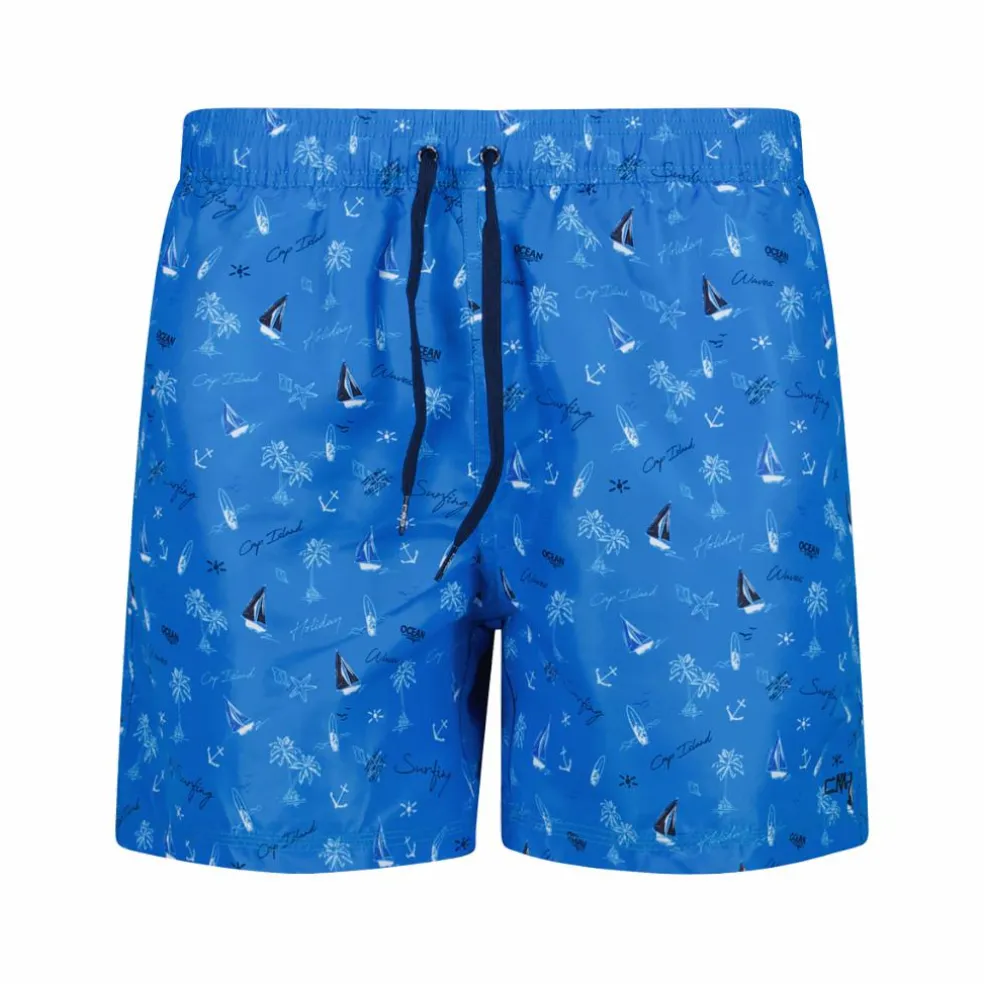 Gemusterte Badehose für Herren