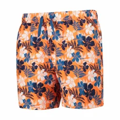 Gemusterte Badehose mit Naturmotiv für Herren