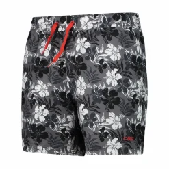 Gemusterte Badehose mit Naturmotiv für Herren