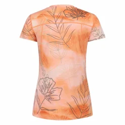 Gemustertes technisches T-Shirt mit Cool Menthol Boost für Damen