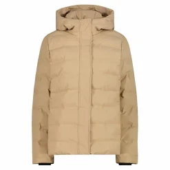 Gepolsterte Daunenjacke für Damen mit Kapuze