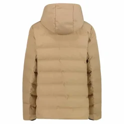 Gepolsterte Daunenjacke für Damen mit Kapuze