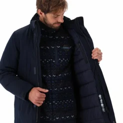 Gepolsterter Parka für Herren mit Kapuze