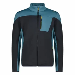 Grid-Tech-Fleecejacke für Herren mit Color Blocking