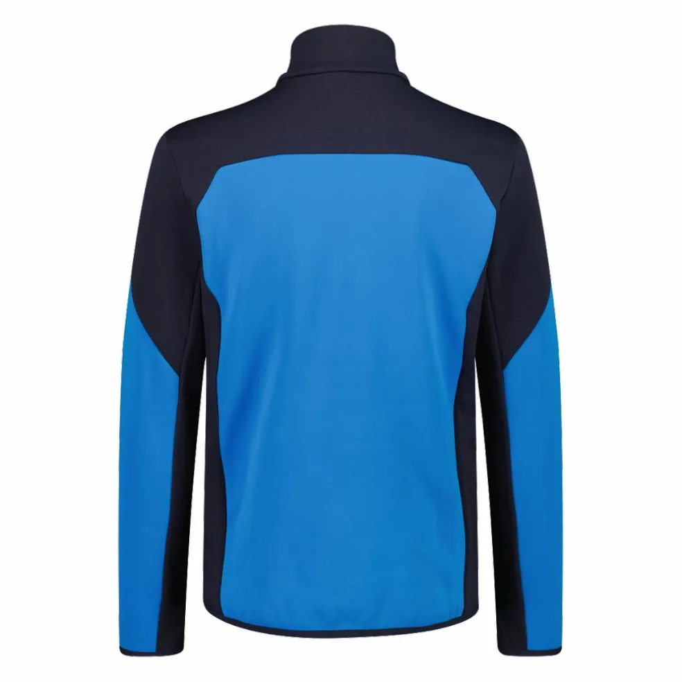 Grid-Tech-Fleecejacke für Herren mit Color Blocking