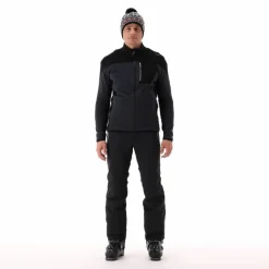 Grid-Tech-Fleecejacke für Herren mit Color Blocking