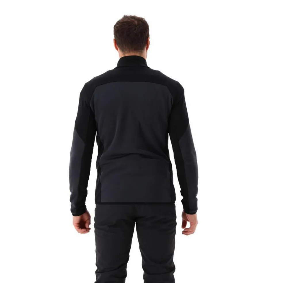 Grid-Tech-Fleecejacke für Herren mit Color Blocking