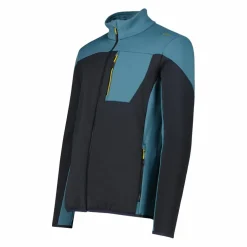 Grid-Tech-Fleecejacke für Herren mit Color Blocking