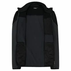 Grid-Tech-Fleecejacke für Herren mit Color Blocking