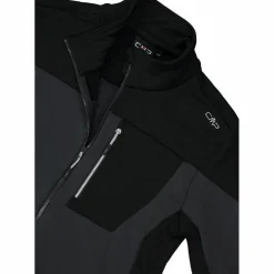 Grid-Tech-Fleecejacke für Herren mit Color Blocking