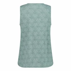 Halbtransparentes technisches Tanktop für Damen