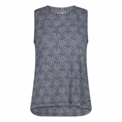 Halbtransparentes technisches Tanktop für Damen