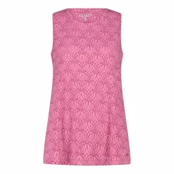 Halbtransparentes technisches Tanktop für Damen