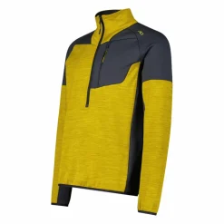 Half-Zip-Fleece Grid Tech meliert für Herren