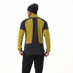 Half-Zip-Fleece Grid Tech meliert für Herren