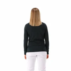 Half-Zip-Fleeceshirt aus Softech Melange für Damen