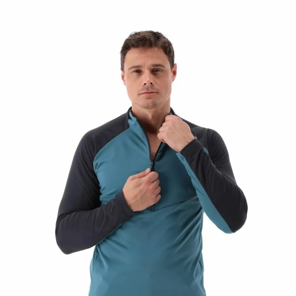 Half-Zip-Fleeceshirt aus Softech für Herren