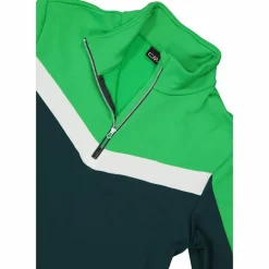 Half-Zip-Fleeceshirt Stretch Performance für Herren mit Color Blocking