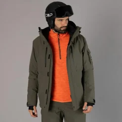 Herrejacke mit lockerer Passform aus Mechanical Stretch für Ski und Snowboard