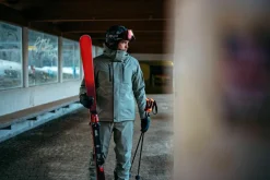 Herrejacke mit lockerer Passform aus Mechanical Stretch für Ski und Snowboard