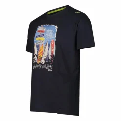 Herren Baumwoll-T-Shirt mit tropical Print
