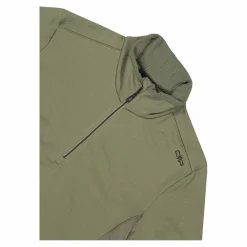 Herren Fleecepullover aus Grid Tech mit Stehkragen