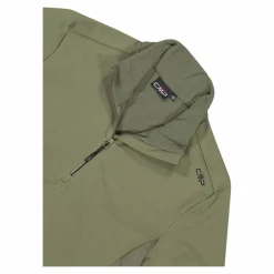 Herren Fleecepullover aus Grid Tech mit Stehkragen