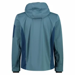Herren Jacke aus Light Softshell mit abnehmbarer Kapuze