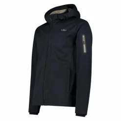 Herren Jacke aus Light Softshell mit abnehmbarer Kapuze