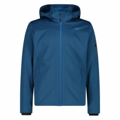 Herren Jacke aus Light Softshell mit abnehmbarer Kapuze